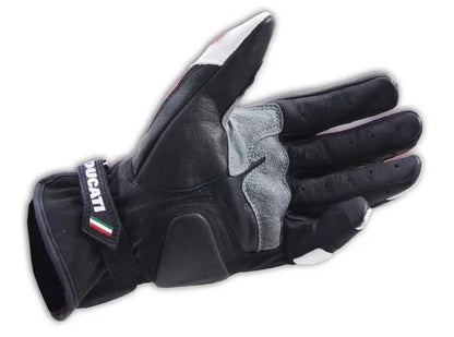 Guantes Ducati Cuero Fibra Carbono