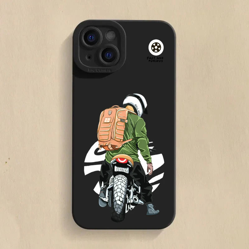 Case de téléphone de moto pour Samsung 