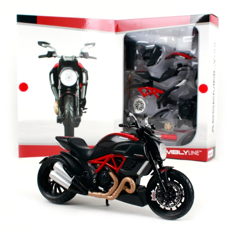 Ducati Diavel Motorcycle Miniature