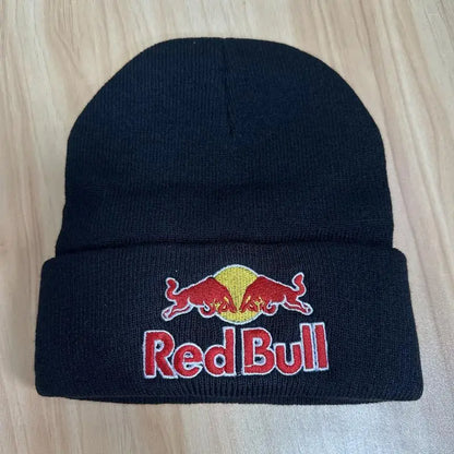 Gorro de punto bordado de Red Bull