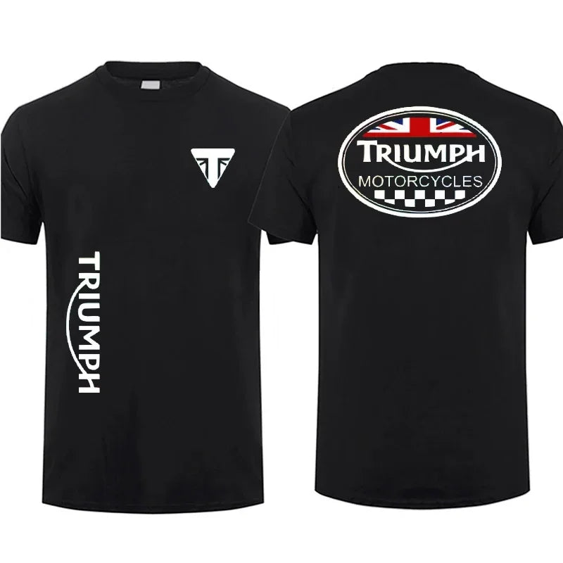 Coleção de camisetas de motocicleta Triumph