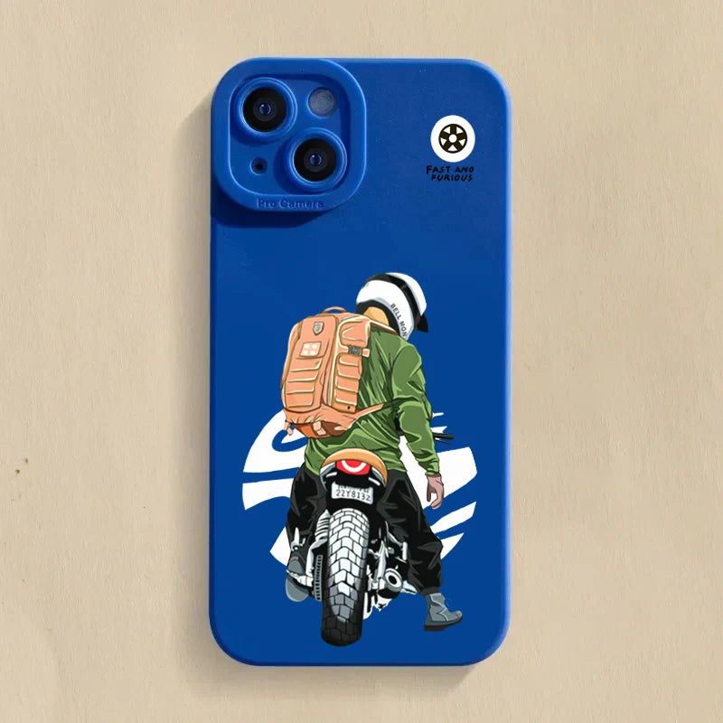 Case de téléphone de moto pour Samsung 