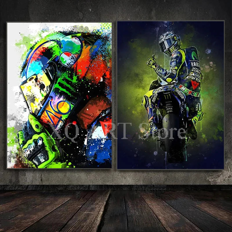 Valentino Rossi Canvas Art