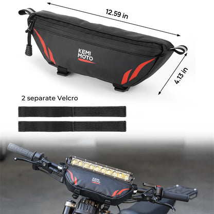 Bolsa impermeable para manillar de motocicleta