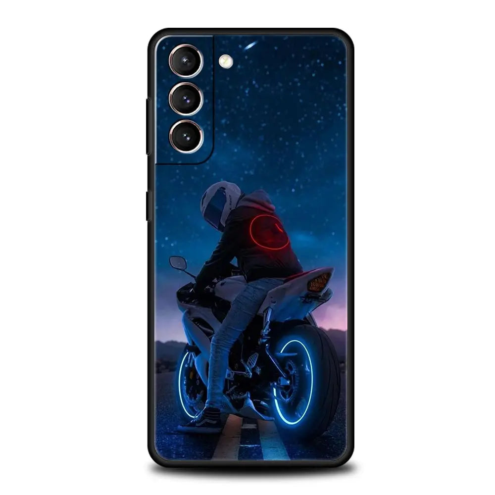 Capa de telefone esportivo de motocicleta 