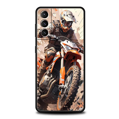 Capa de telefone esportivo de motocicleta 