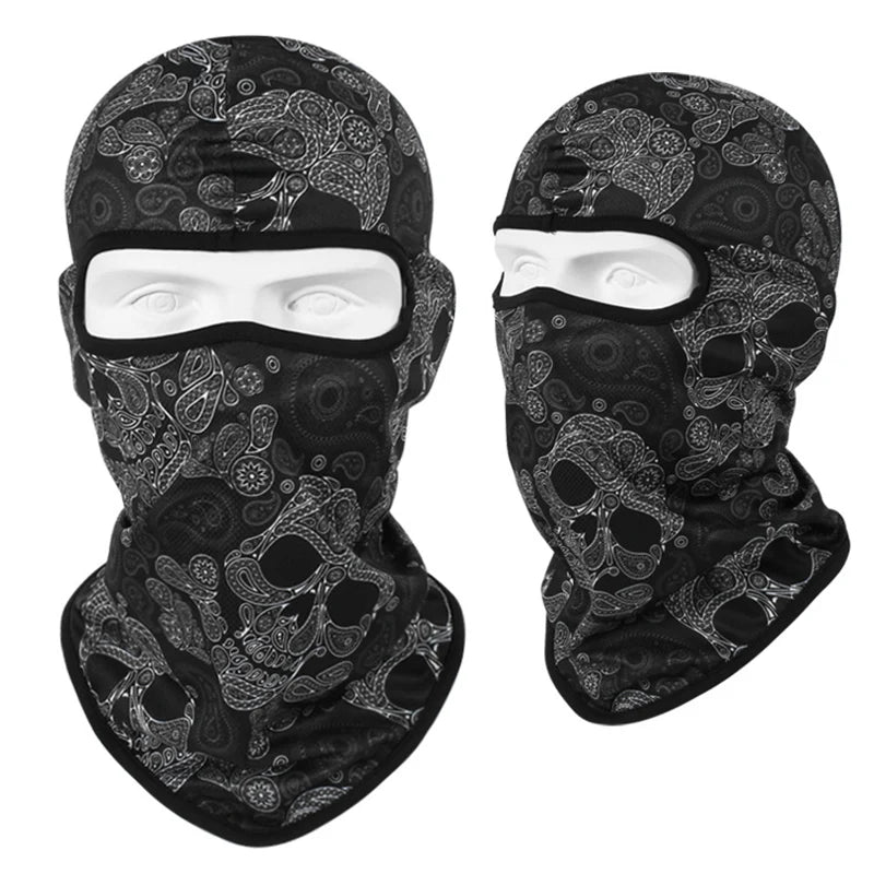 Motocicleta Full Full Face Skull Mask Balaclava