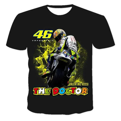 1. Valentino Rossi 46 T-Shirt - 100% Cotton