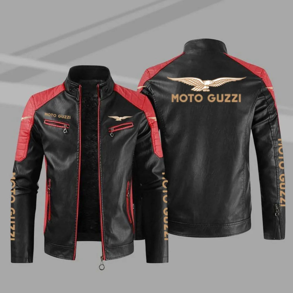 Veste en cuir Moto Guzzi