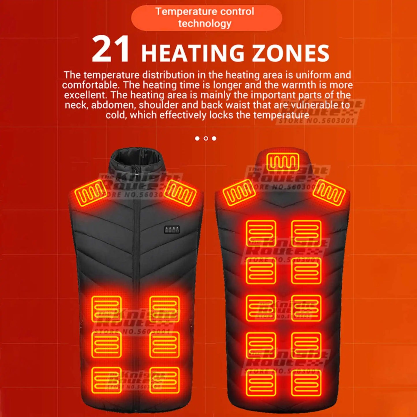 Self Heated Vest Heating Jacket