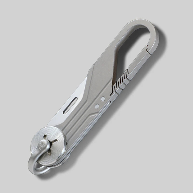 Titanium Multifunction Carabiner Keychain