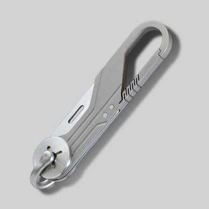 Titanium Multifonction Carabiner Keychain