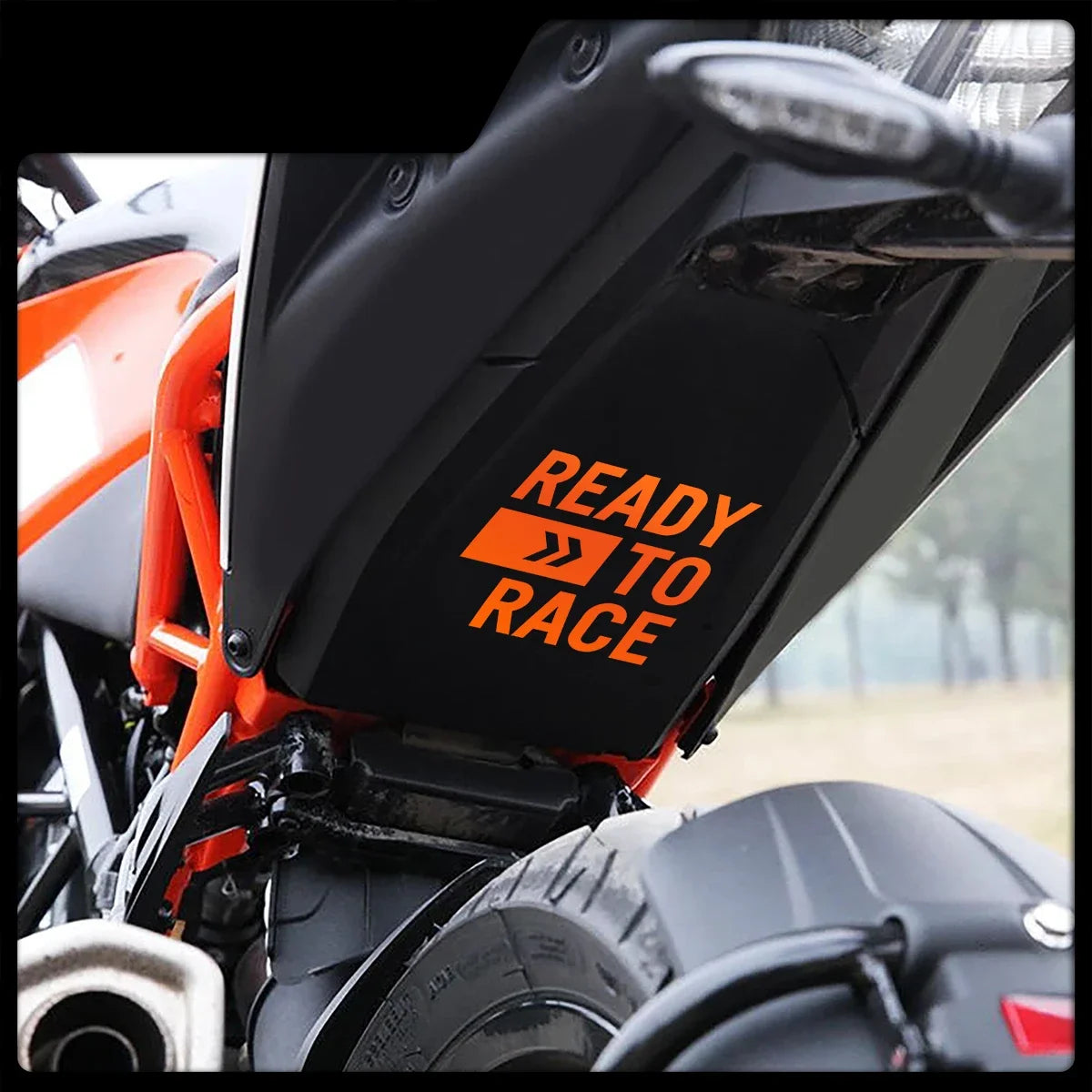 2 PCS Waterproof Decals for KTM 