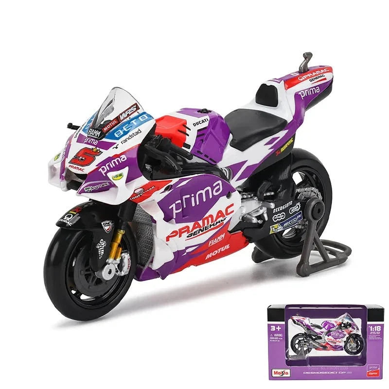 Ducati #5 Zarco #89 Martin Motorcycle Model Building Blocks