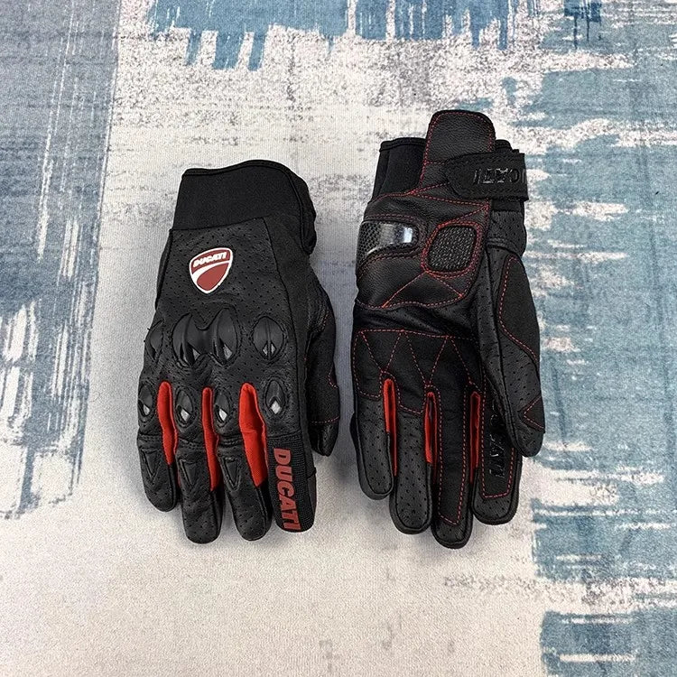 Guantes de cuero Ducati Corse Moto