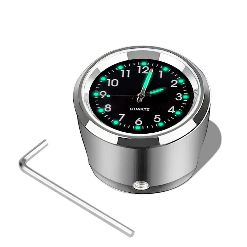 Horloge de guidon à moto lumineux