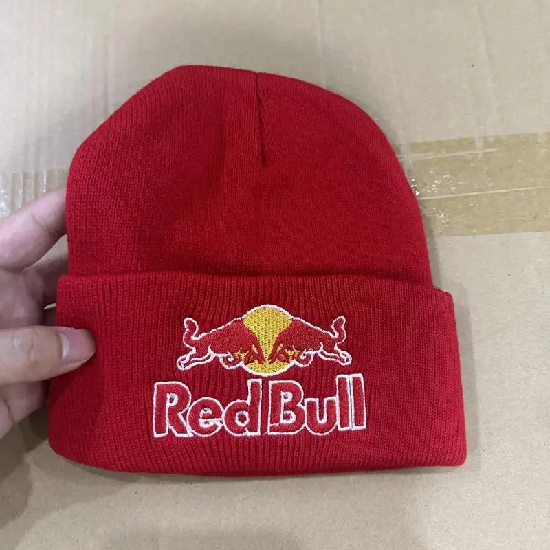 Gorro de punto bordado de Red Bull