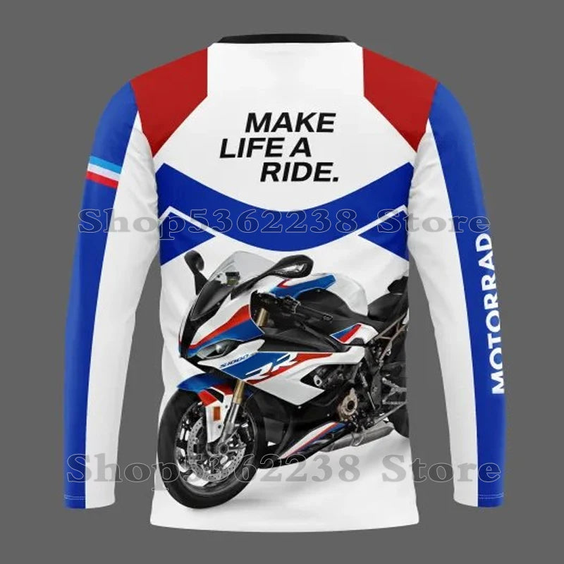 BMW S1000RR MOTCYCLE LUNGA T-SHIRT