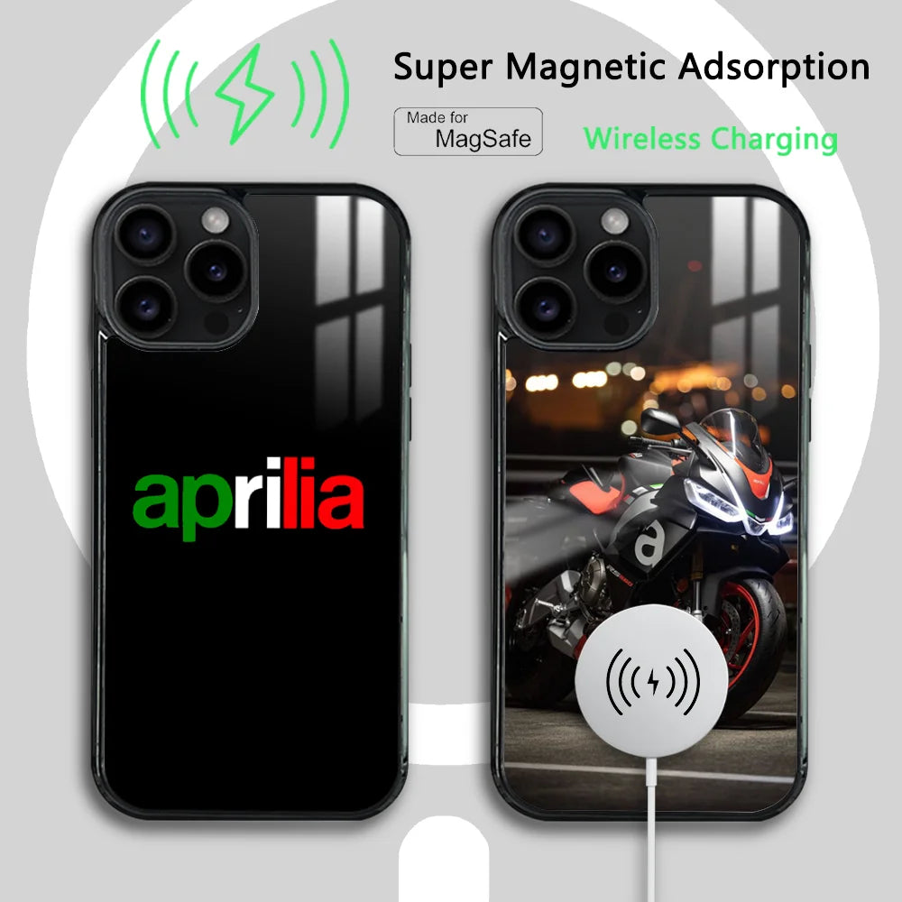 Caso do iPhone magnético Aprilia