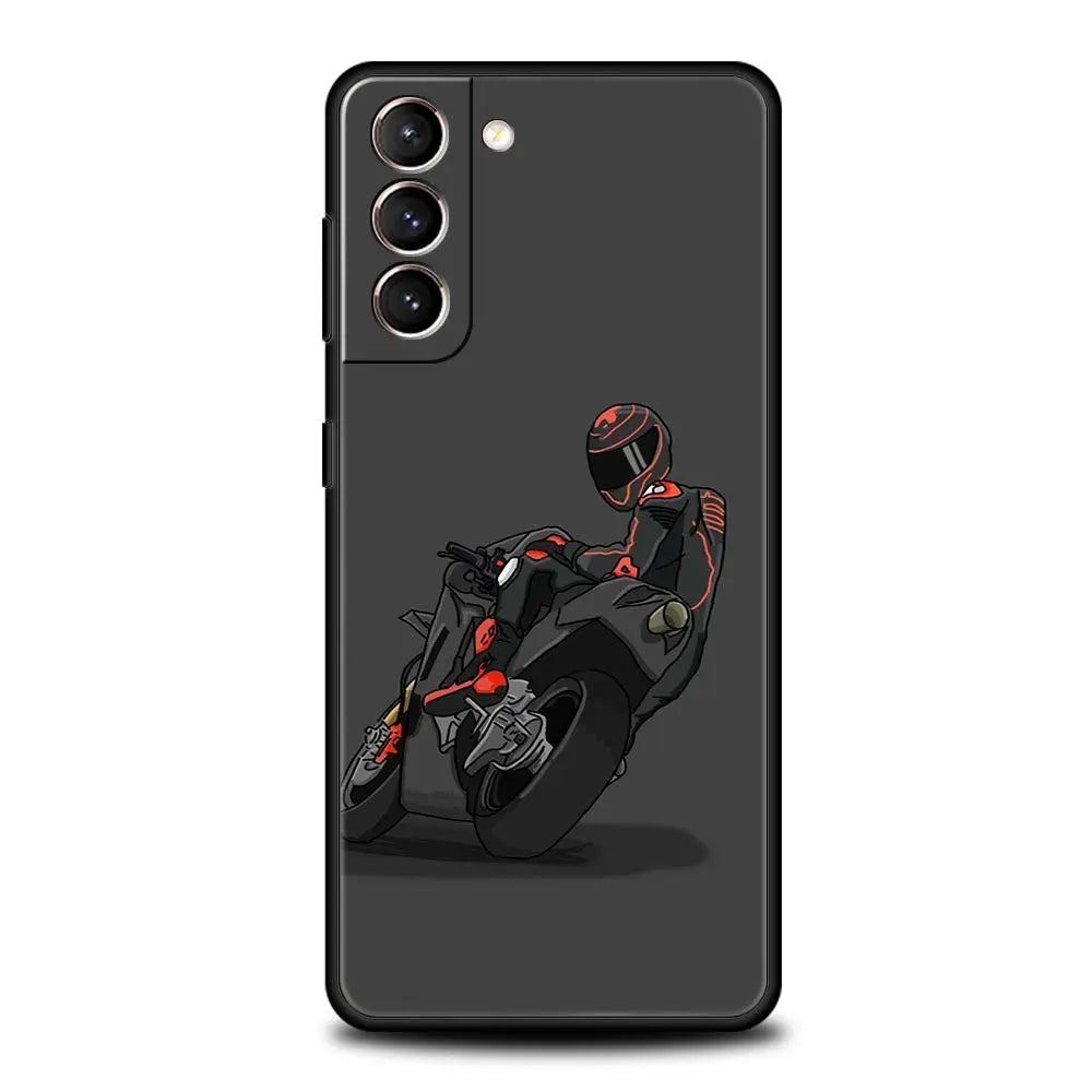 Motorradsport -Telefonhülle 