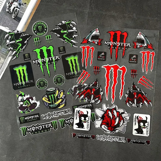 حزمة ملصقات Monster Energy