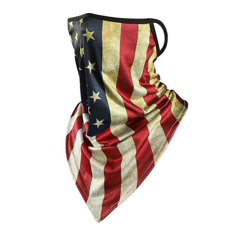 Polaina de cuello de bandera americana