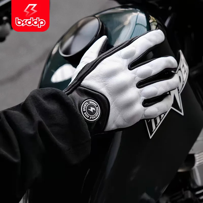 Gants de moto en cuir BSDDP