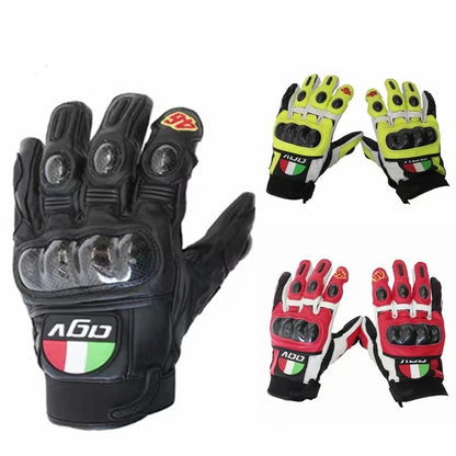 AGV -Kohlefaser -Motorradhandschuhe