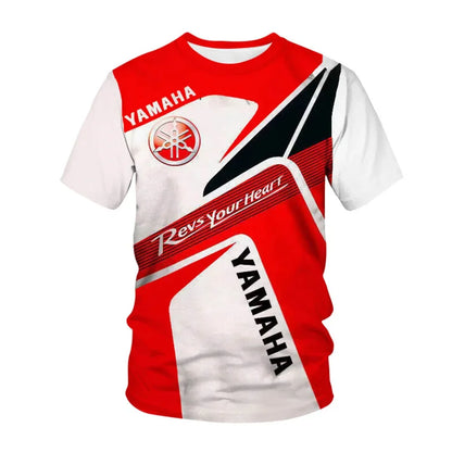 T-shirt de course d'usine Yamaha