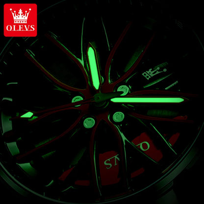 Montre de roue de course de luxe