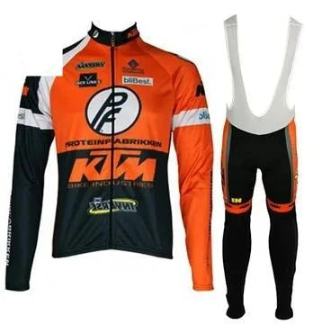 Set di abbigliamento per ciclismo in pile termica