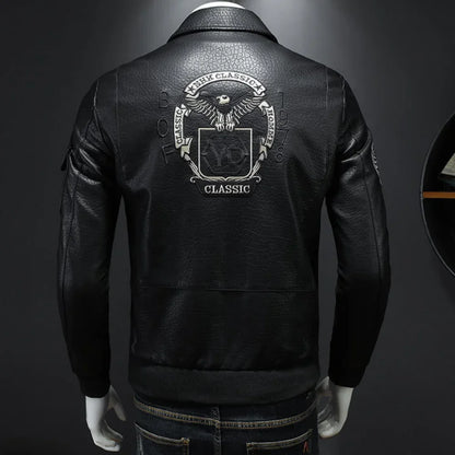 Chaqueta de cuero de moto