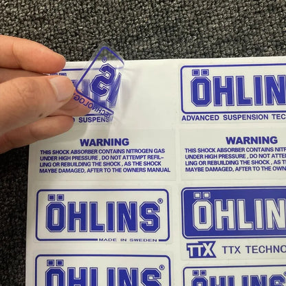 Motorcycle Sticker OHLINS