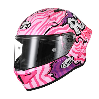 Capacete de motocicleta de rosto completo