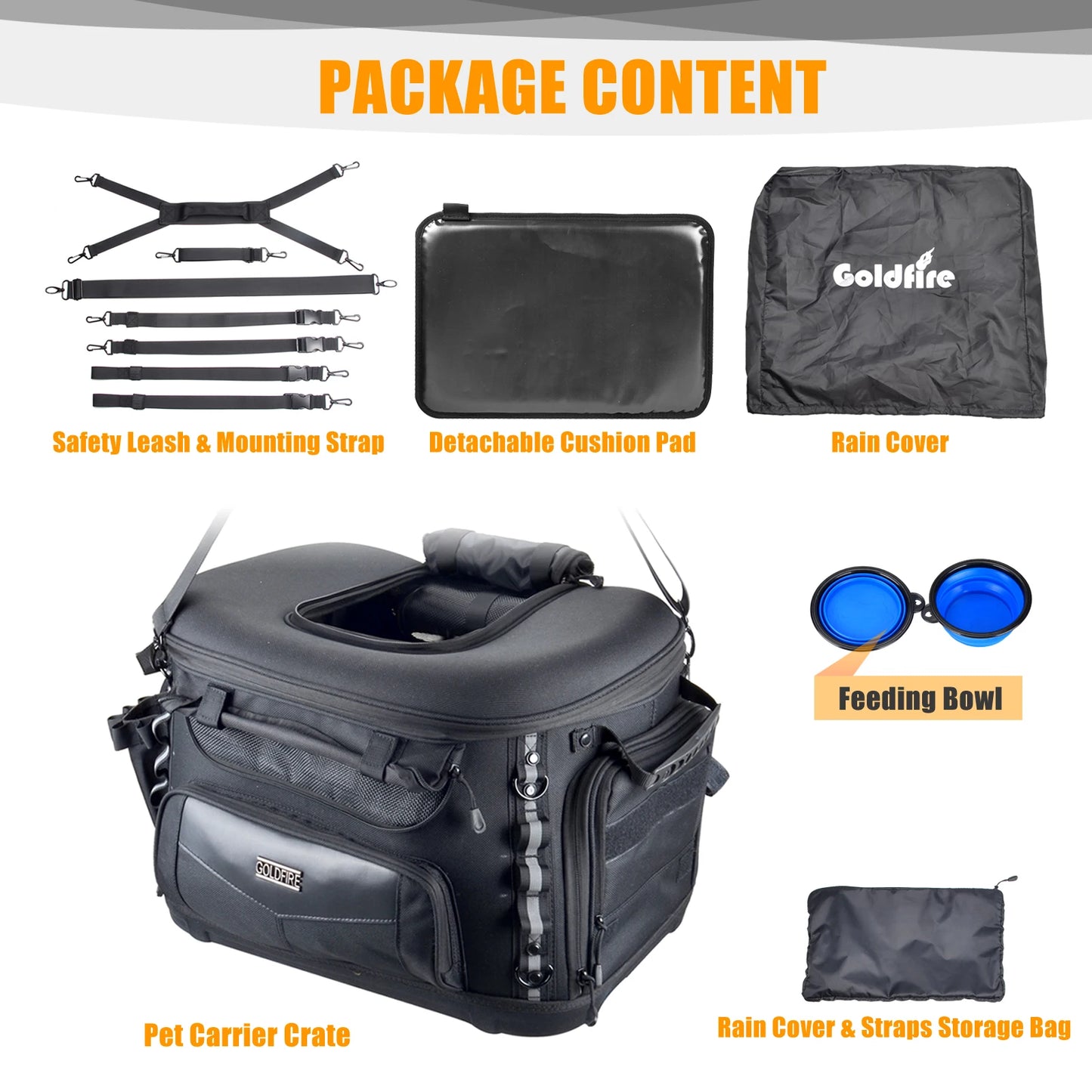 Motorcycle Pet Carrier Bag